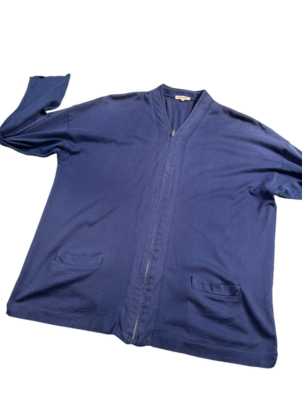 Romeo Gigli Vintage Romeo Gigli Zipper Cotton Light Jacket Size US L / EU 52-54 / 3 - 13 Thumbnail