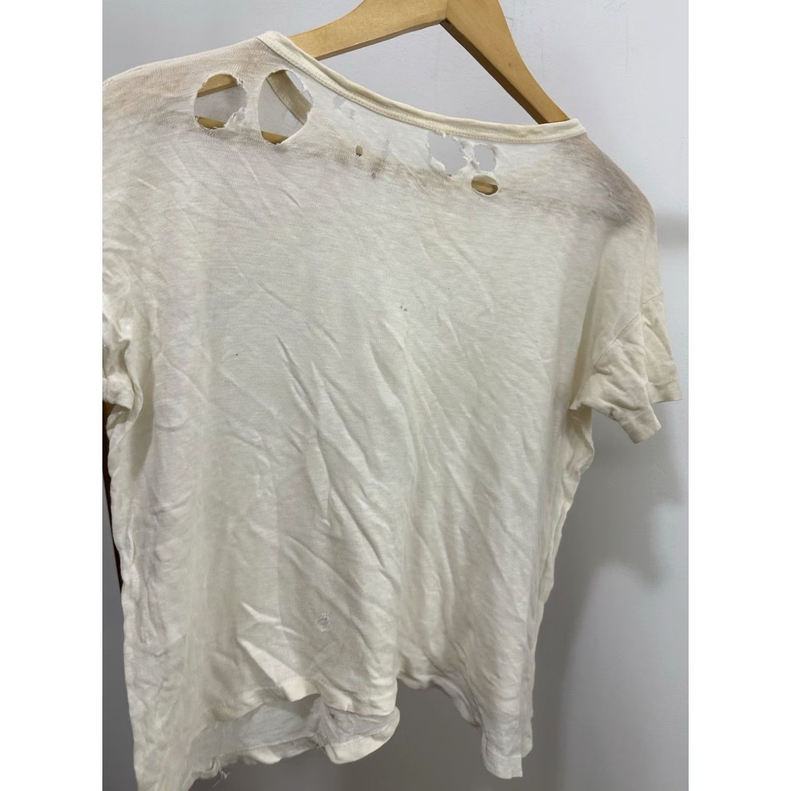 Thrasher VTG 50s Zombie Thrashed Distressed Worn Boxy Cropped Soft Thin T-Shirt M Shirt Mens White Size US M / EU 48-50 / 2 - 3 Thumbnail