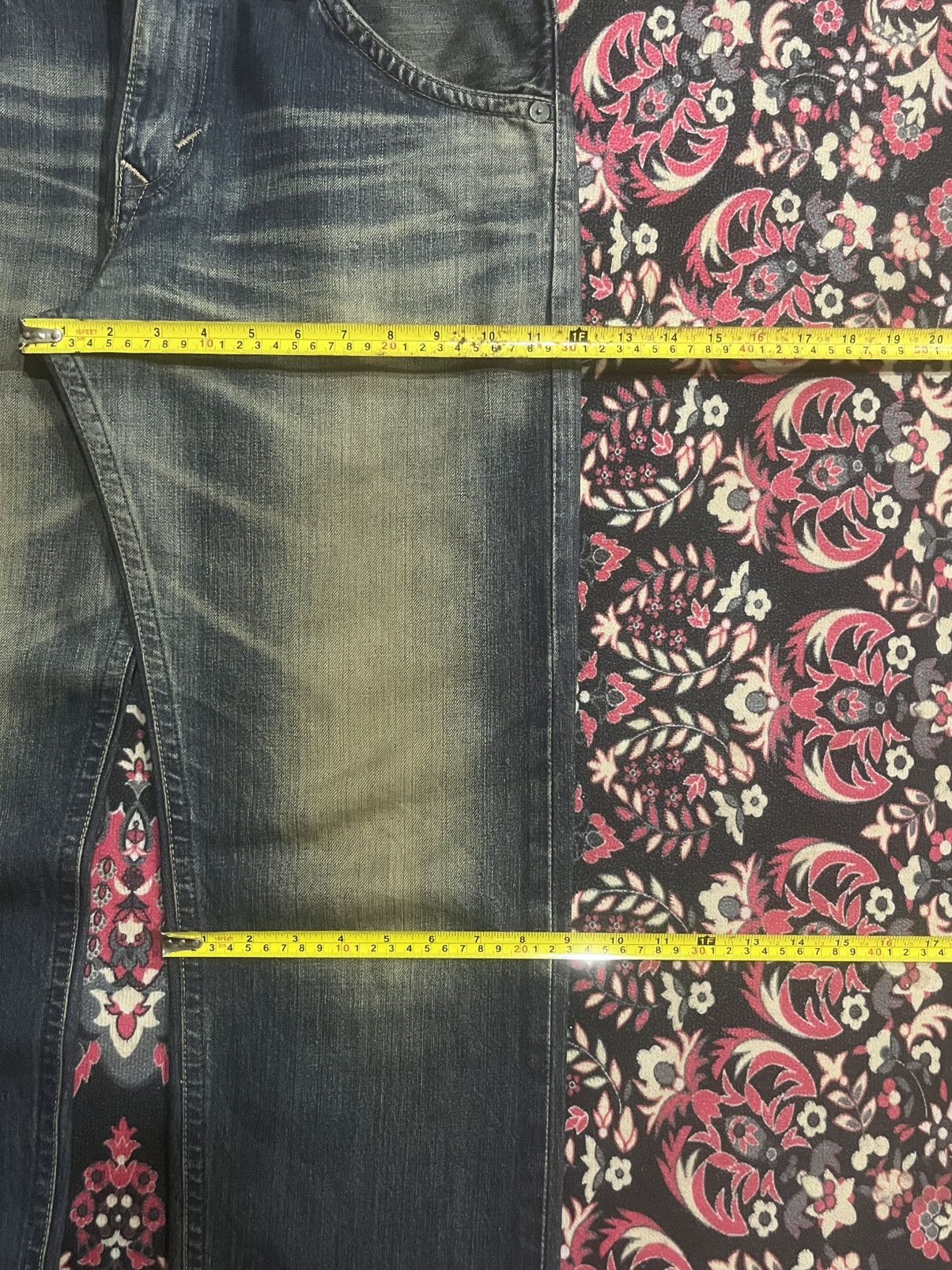 Edwin Edwin XVS Rusty Faded Washed Distressed Straight Leg Jeans Size US 30 / EU 46 - 14 Thumbnail