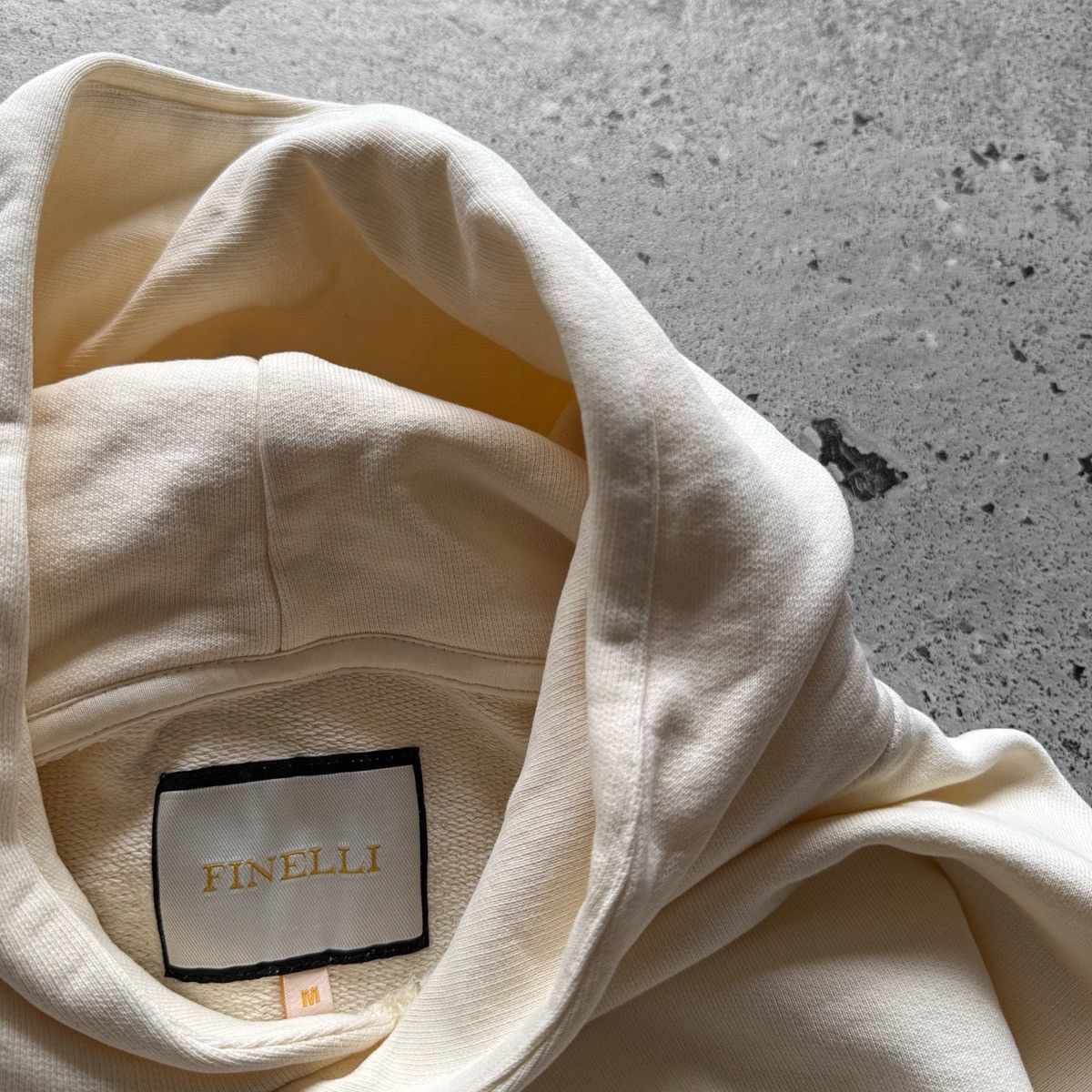 Other Finelli Mens Cream Hoodie Graphic Print Pullover Streetwear Size US M / EU 48-50 / 2 - 8 Thumbnail
