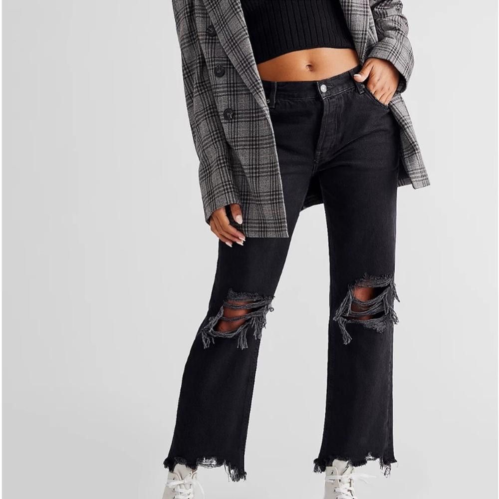 Free People Free People l Maggie Straight Leg Jeans 25 Size 25" / US 0 / IT 36 - 10 Thumbnail