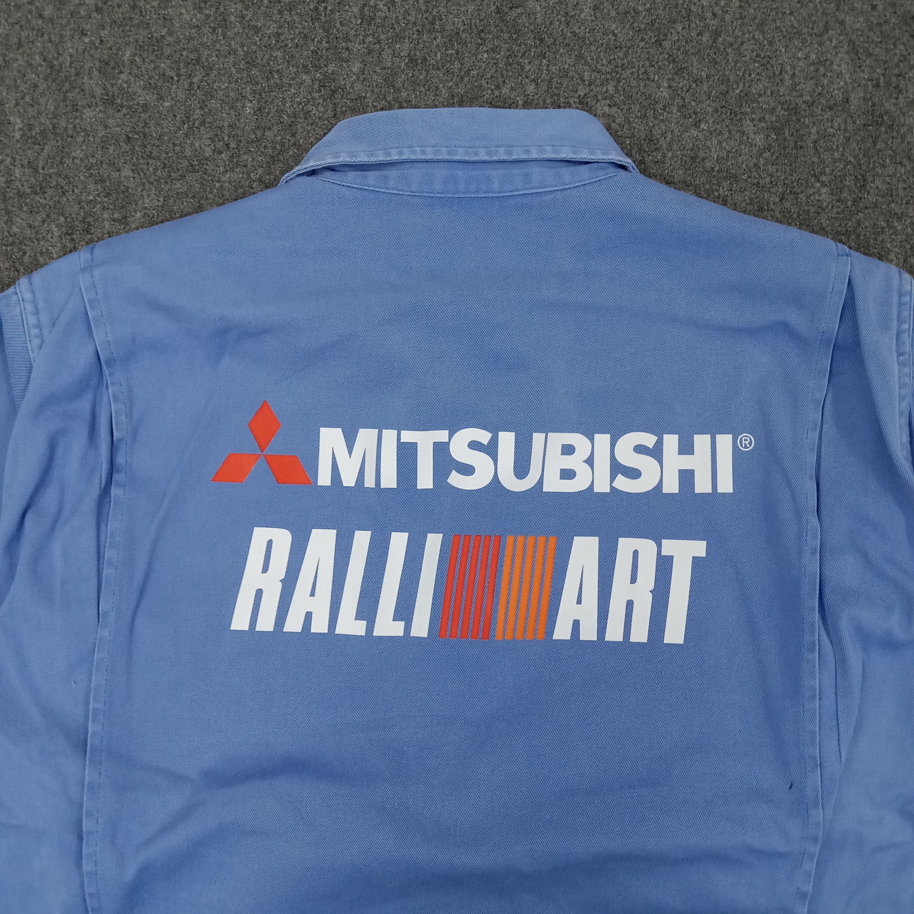 Japanese Brand × Vintage Mitsubishi Ralli Art Japanese Racing Jacket C218N30 Size US M / EU 48-50 / 2 - 2 Thumbnail