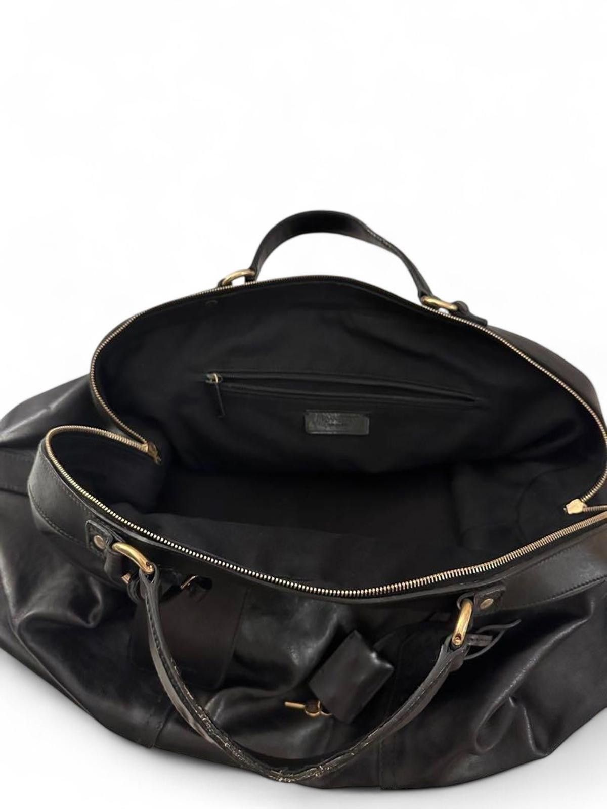 Yves Saint Laurent Yves Saint Laurent - Black Leather Handbag Size ONE SIZE - 8 Thumbnail
