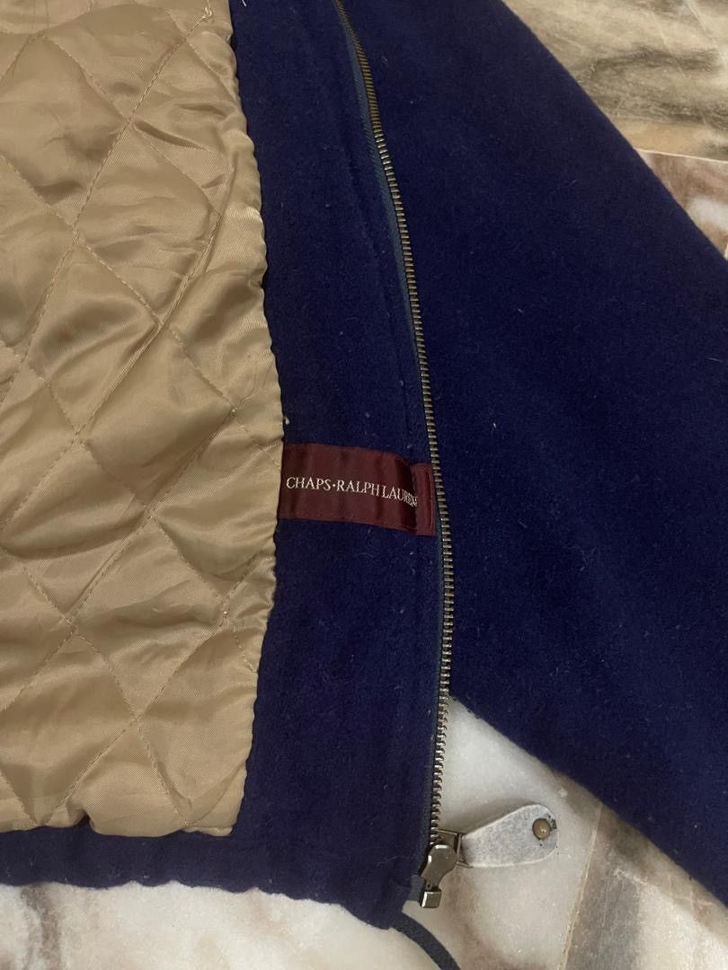 Chaps Ralph Lauren Vintage Chaps Ralph Lauren Carpet Logo Wool Jacket Size US M / EU 48-50 / 2 - 18 Thumbnail