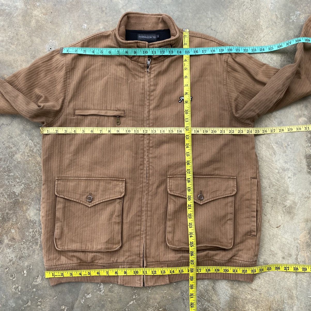 20471120 × Japanese Brand 💥Fourseason Zipper Jacket Size US XL / EU 56 / 4 - 20 Thumbnail