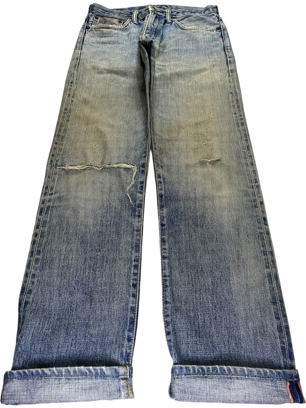 Edwin × Japanese Brand Vintage Japanese Edwin 505 Selvedge Loose Jeans Size US 30 / EU 46 - 1 Thumbnail
