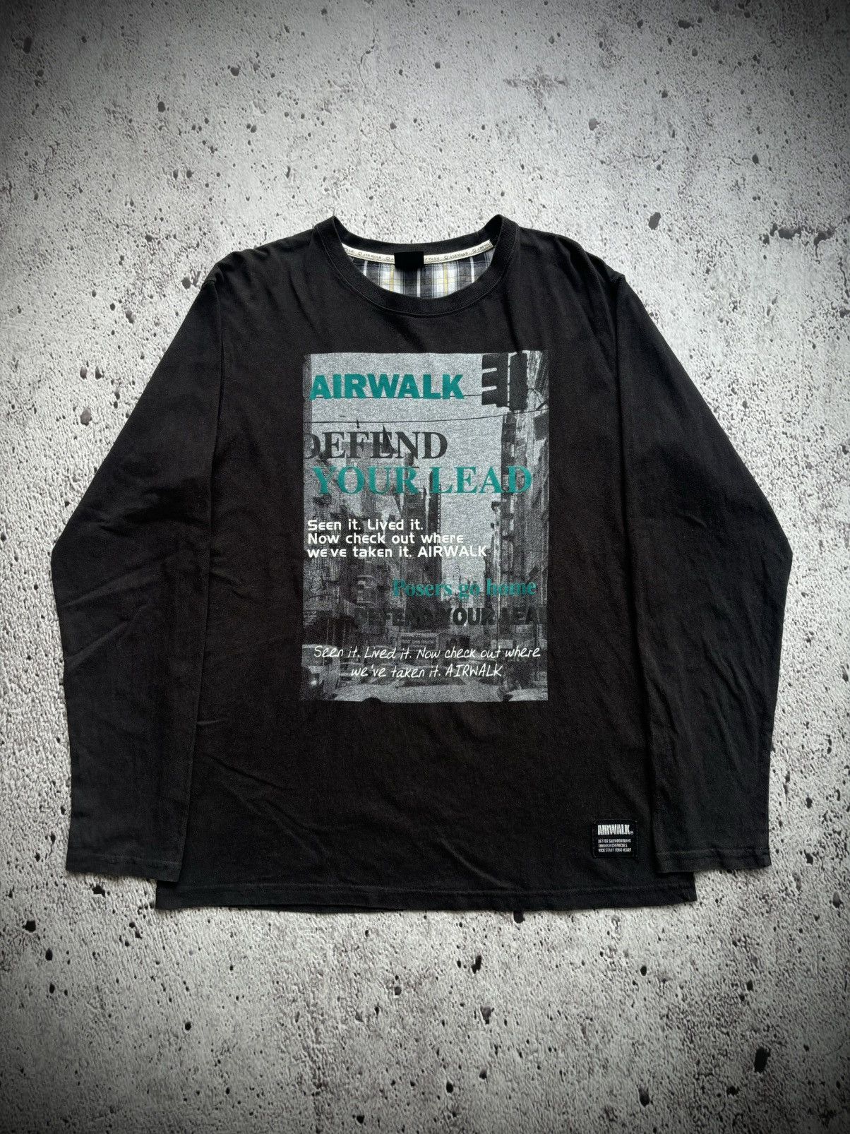 Hysteric Glamour 2000's Airwarlk ifsixwasnine punk style longsleeve Size US L / EU 52-54 / 3 - 1 Thumbnail