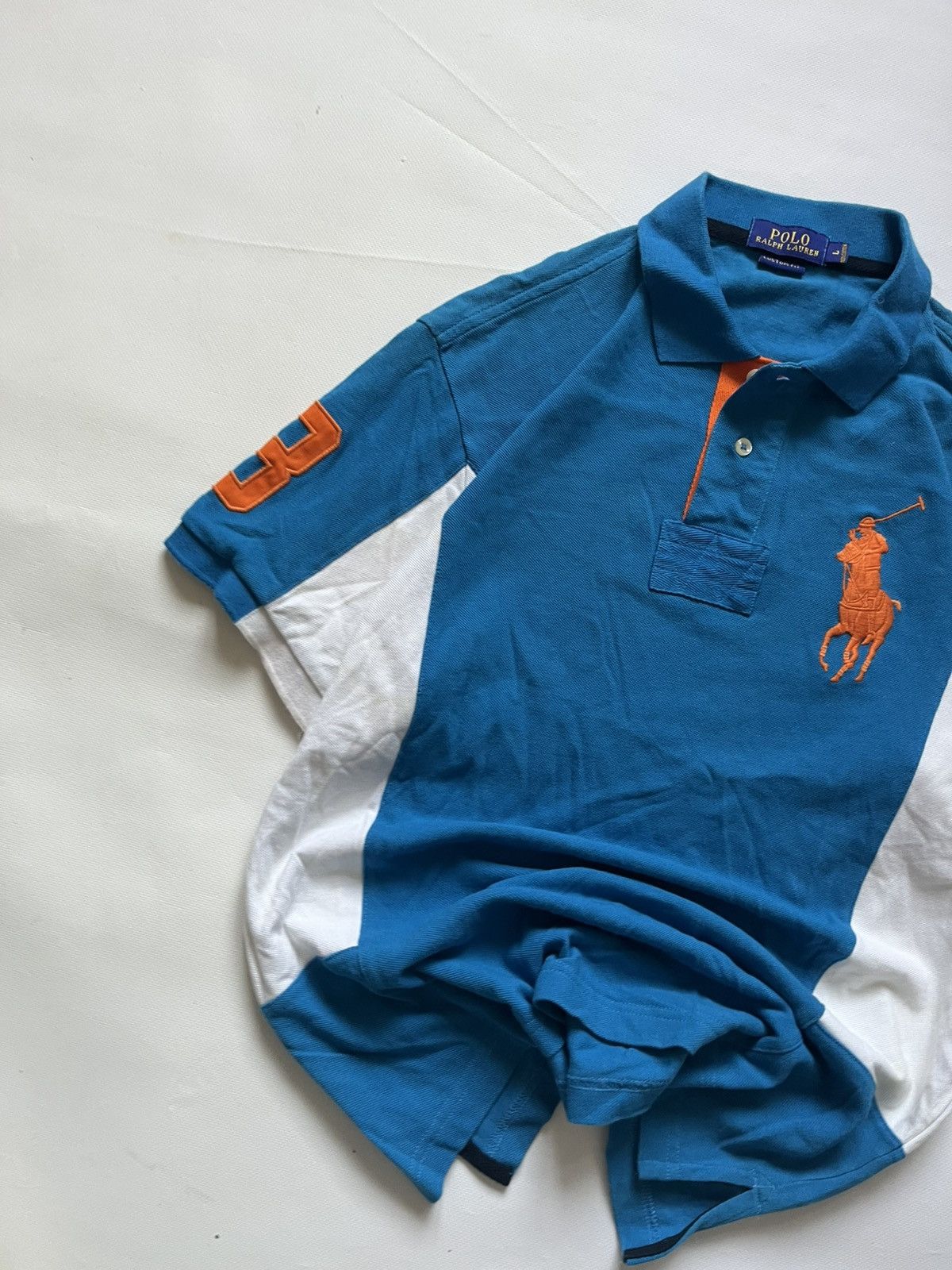Polo Ralph Lauren Polo Ralph Lauren Striped Big Pony Polo Shirt Size US L / EU 52-54 / 3 - 3 Thumbnail