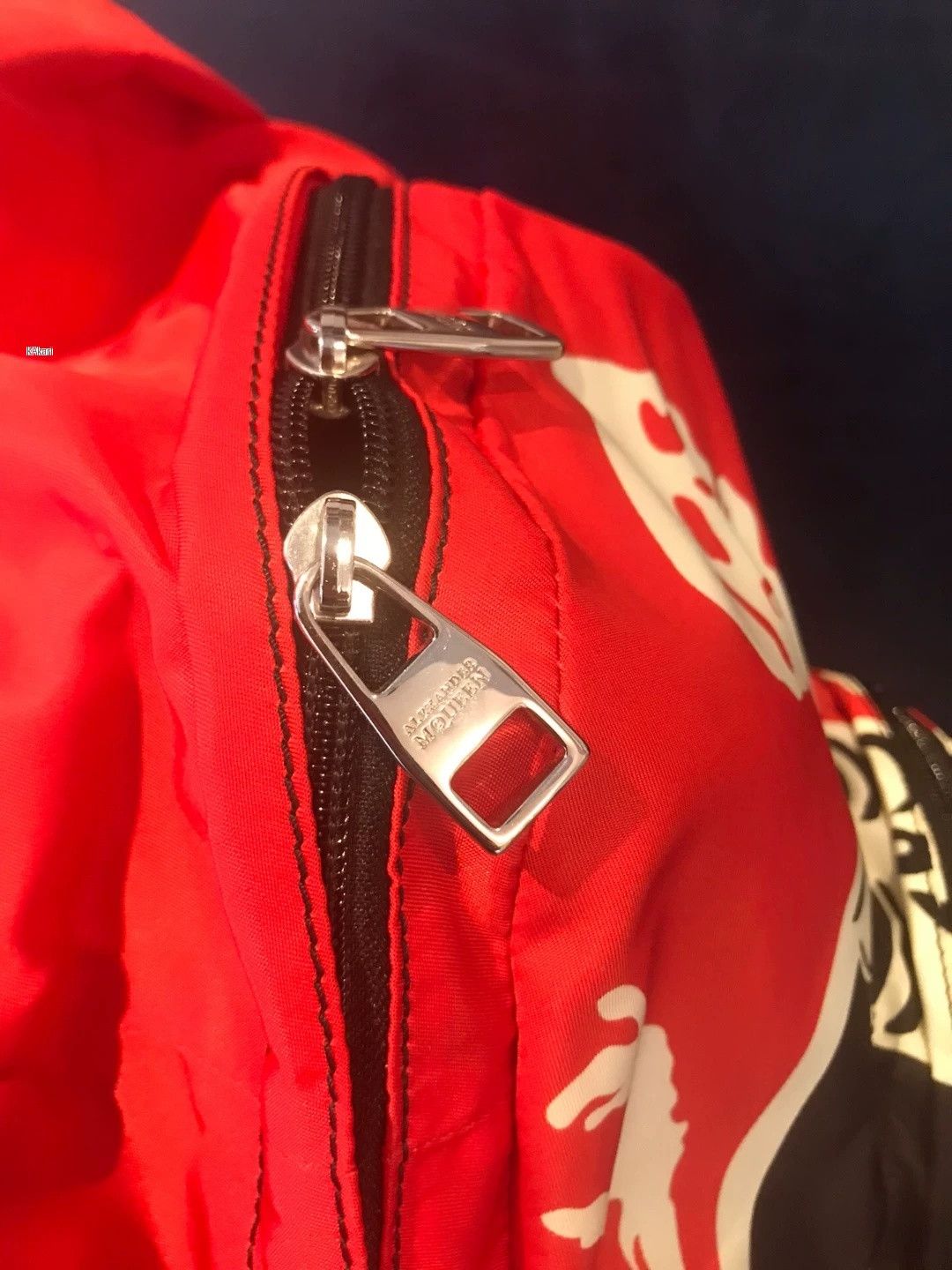 McQ Alexander McQueen Alexander McQueen Red Skull Print Backpack Size ONE SIZE - 7 Thumbnail