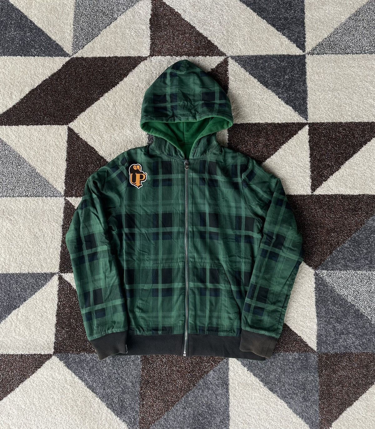 Bape OG Bape Plaid Reversible Zip Hoodie Size S / US 4 / IT 40 - 1 Thumbnail