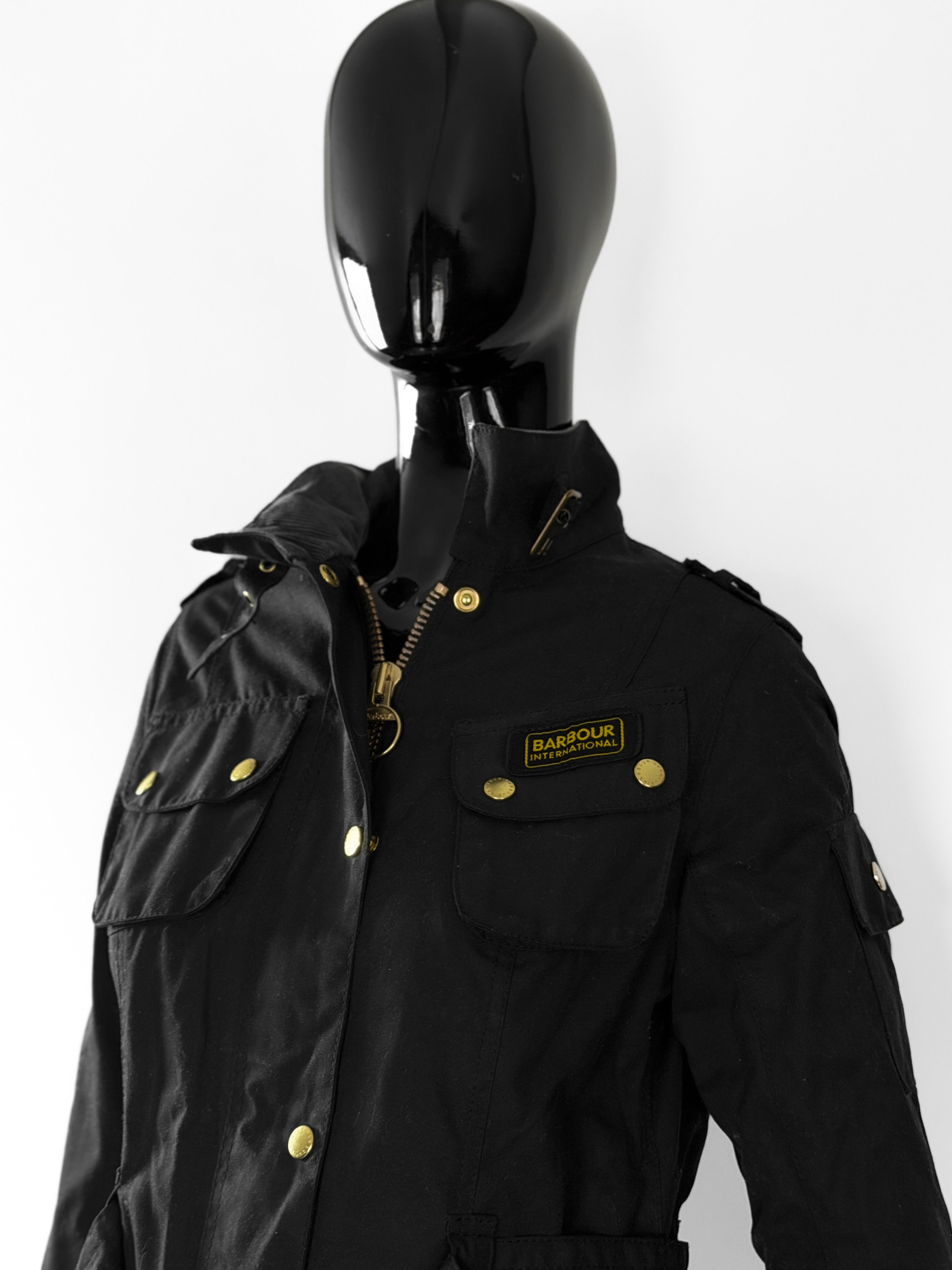 Barbour Barbour International Waxed Women’s Jacket Size M / US 6-8 / IT 42-44 - 11 Thumbnail