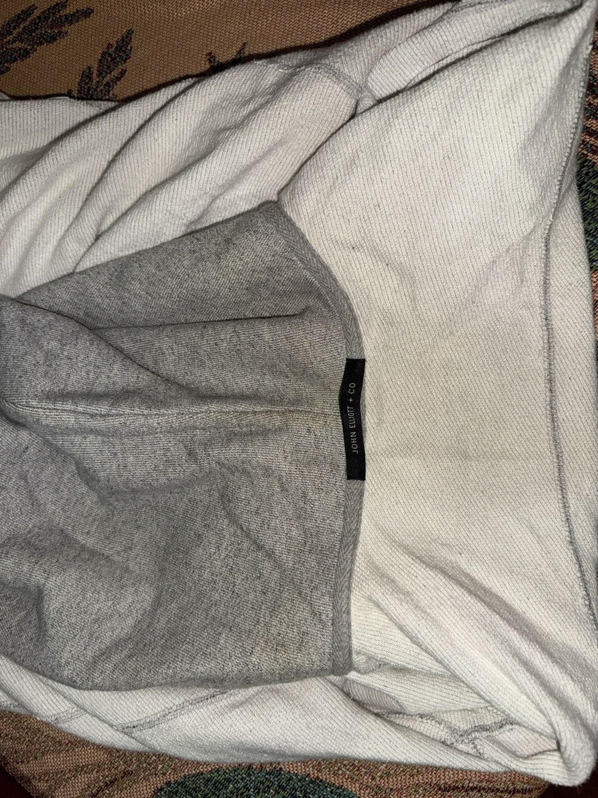 John Elliott John Elliot Half Zip Hoodie Size US XL / EU 56 / 4 - 7 Thumbnail