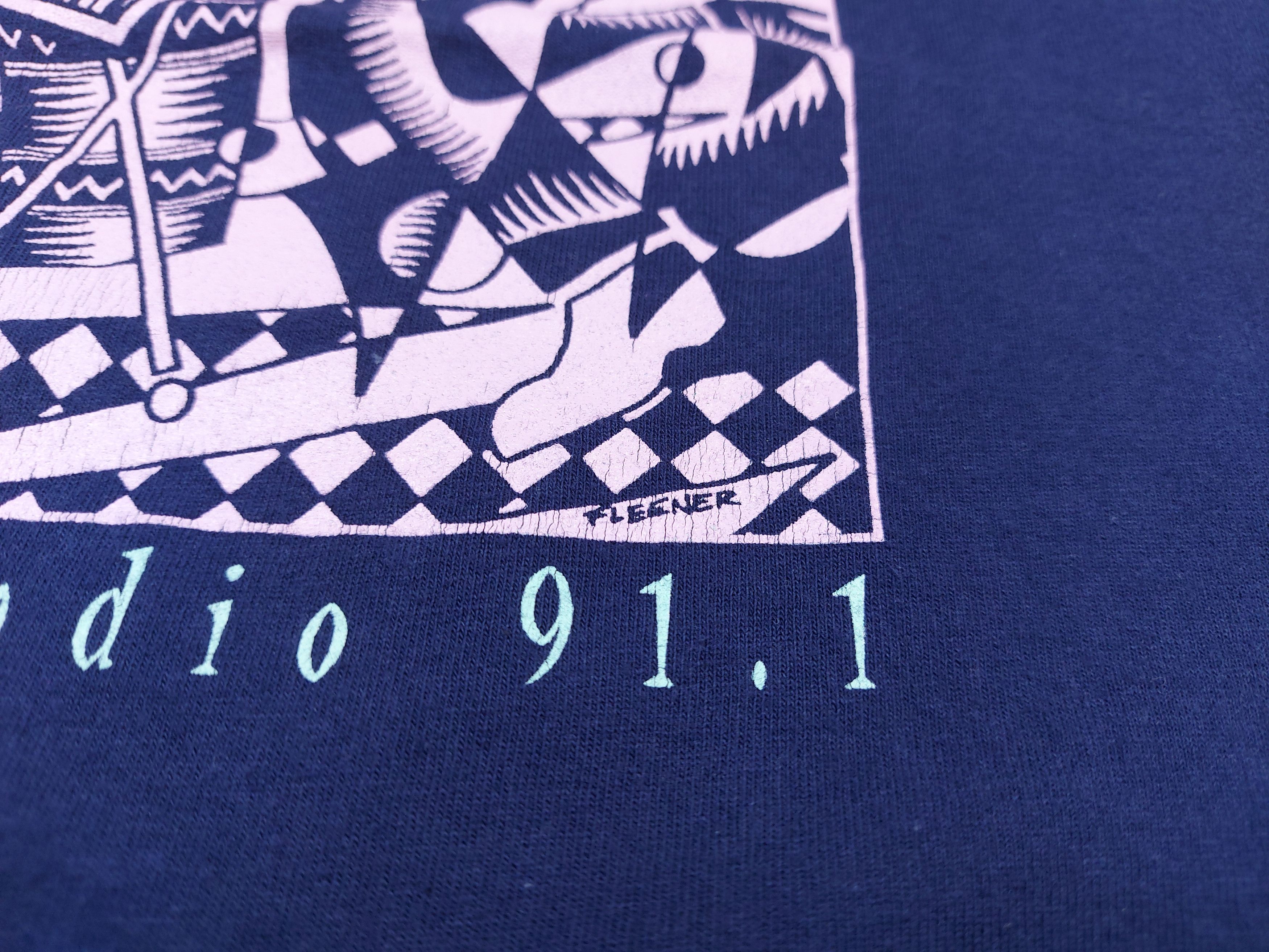 Keith Haring × MoMA × Vintage Vintage 90s Mary Fleener A Euphonius Combo 1993 ART WFMU TEE Size US XXL / EU 58 / 5 - 5 Thumbnail