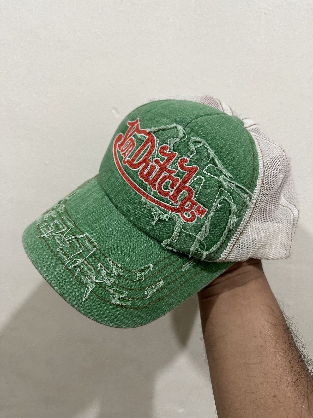 VTG Distress Von Dutch Trucked Hat