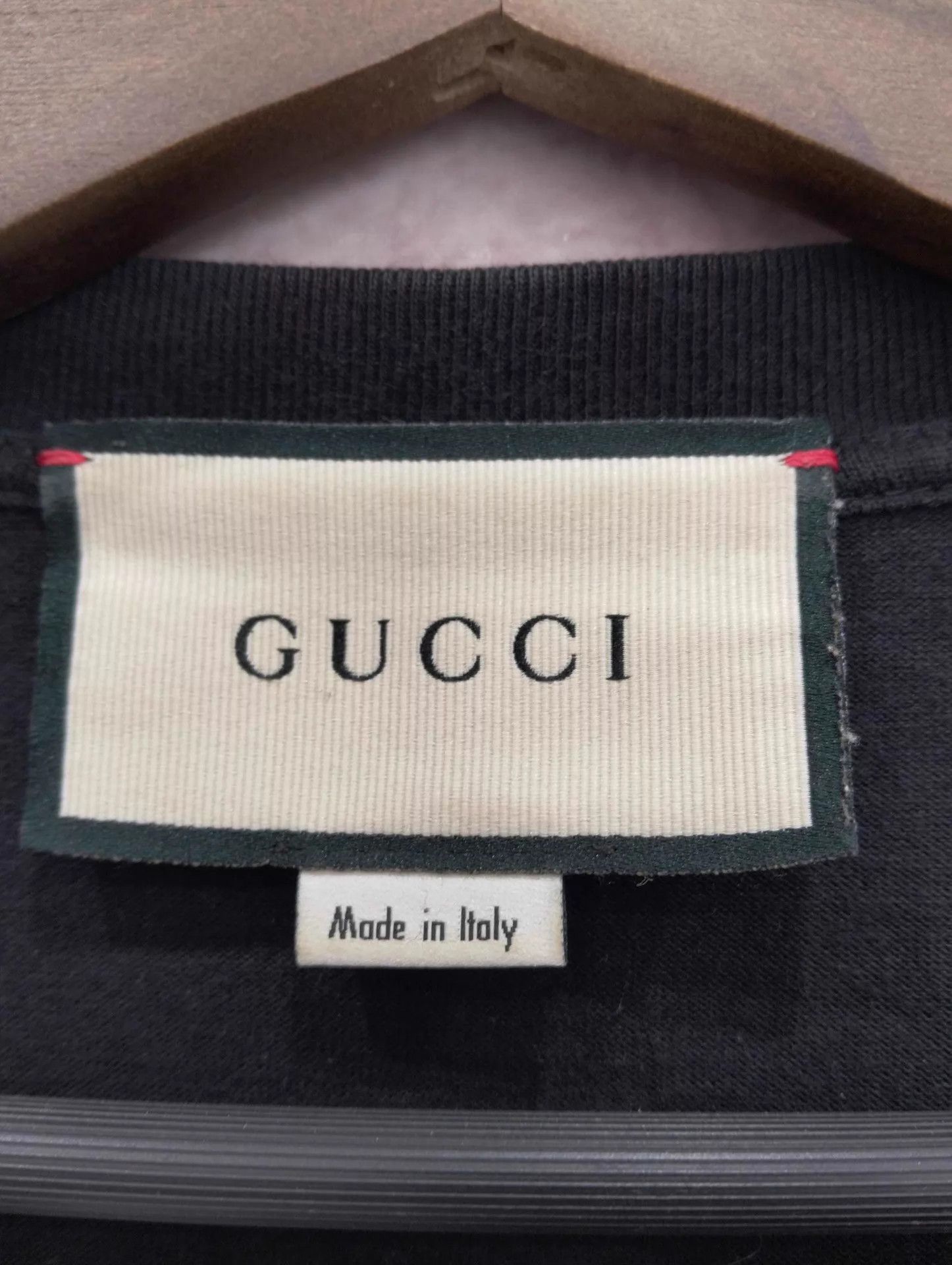 Gucci Gucci black logo print short tee S size Size US S / EU 44-46 / 1 - 4 Thumbnail