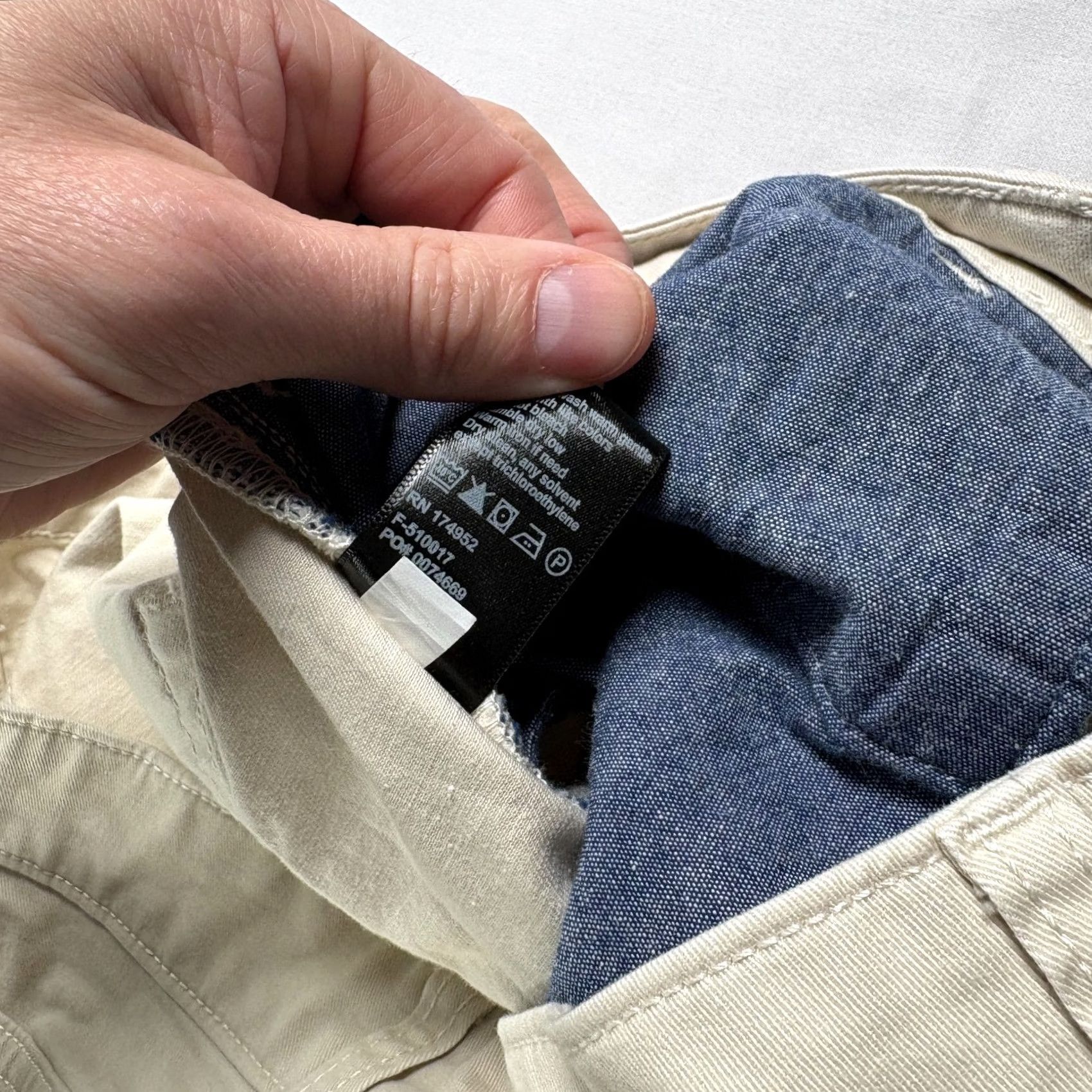 Flint And Tinder Flint and Tinder Pants Mens 34x30 Beige Chino 365 Soft Stretch Huckberry Pants Casual Cotton Flat Front Athletic Regular Inseam 30" Tapered Size US 34 / EU 50 - 4 Thumbnail