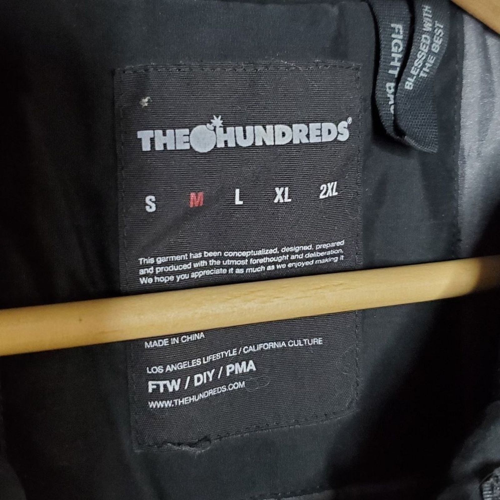 The Hundreds The Hundreds Black Baldwin Puffer Hooded Parka Coat Size M Size US M / EU 48-50 / 2 - 4 Thumbnail