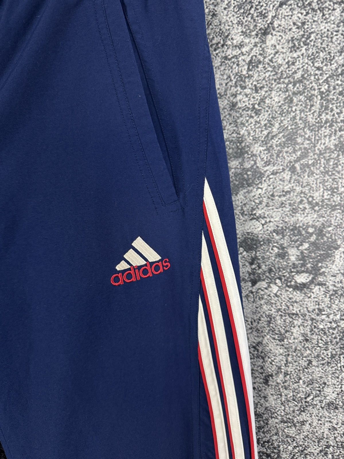 Adidas Adidas Track Pants Vintage 90s Style Zip Cuffs 3-Stripes S-M Size US 30 / EU 46 - 6 Thumbnail