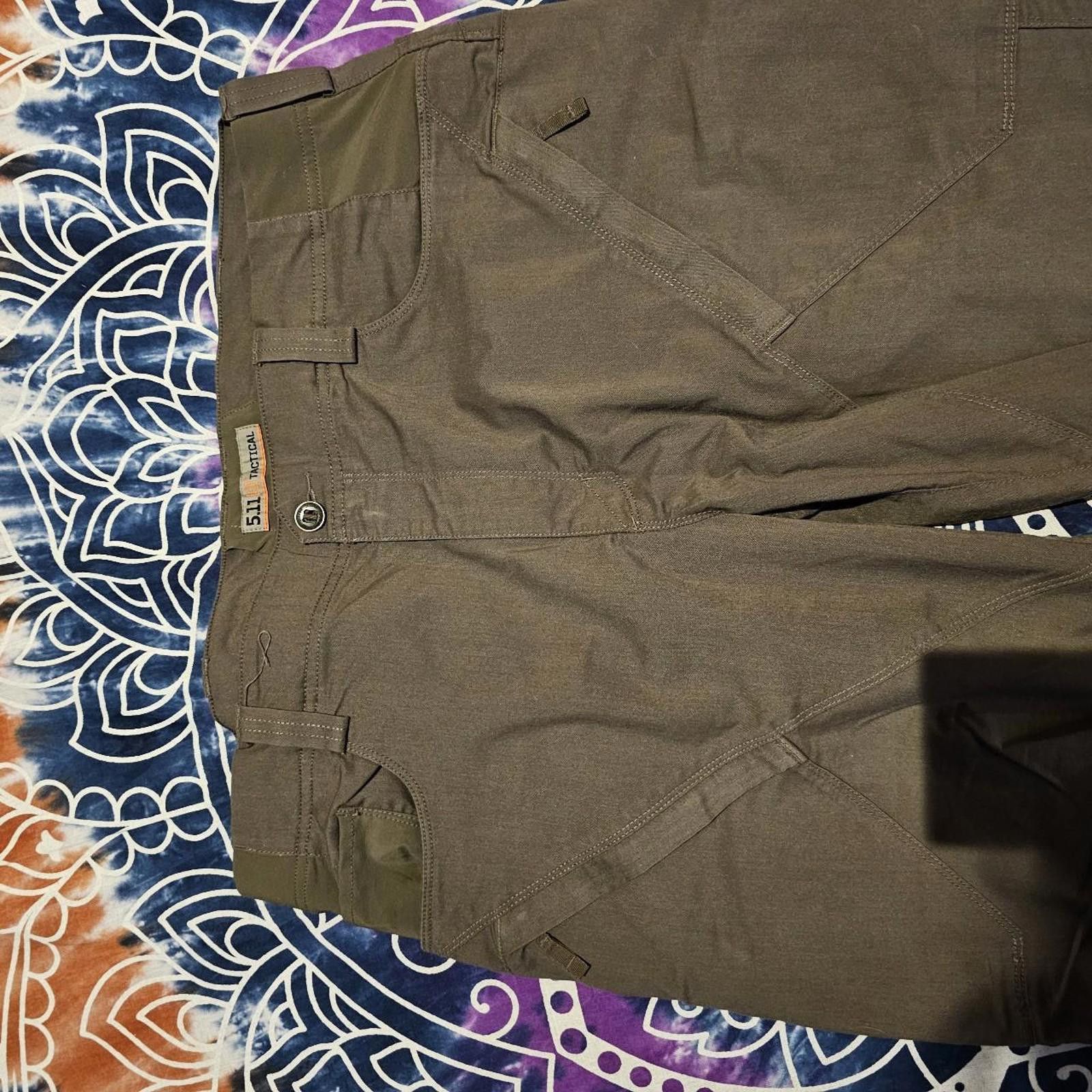 Designer 5.11 Tactical Men's Khaki Trousers 38x32 Size US 38 / EU 54 - 3 Thumbnail