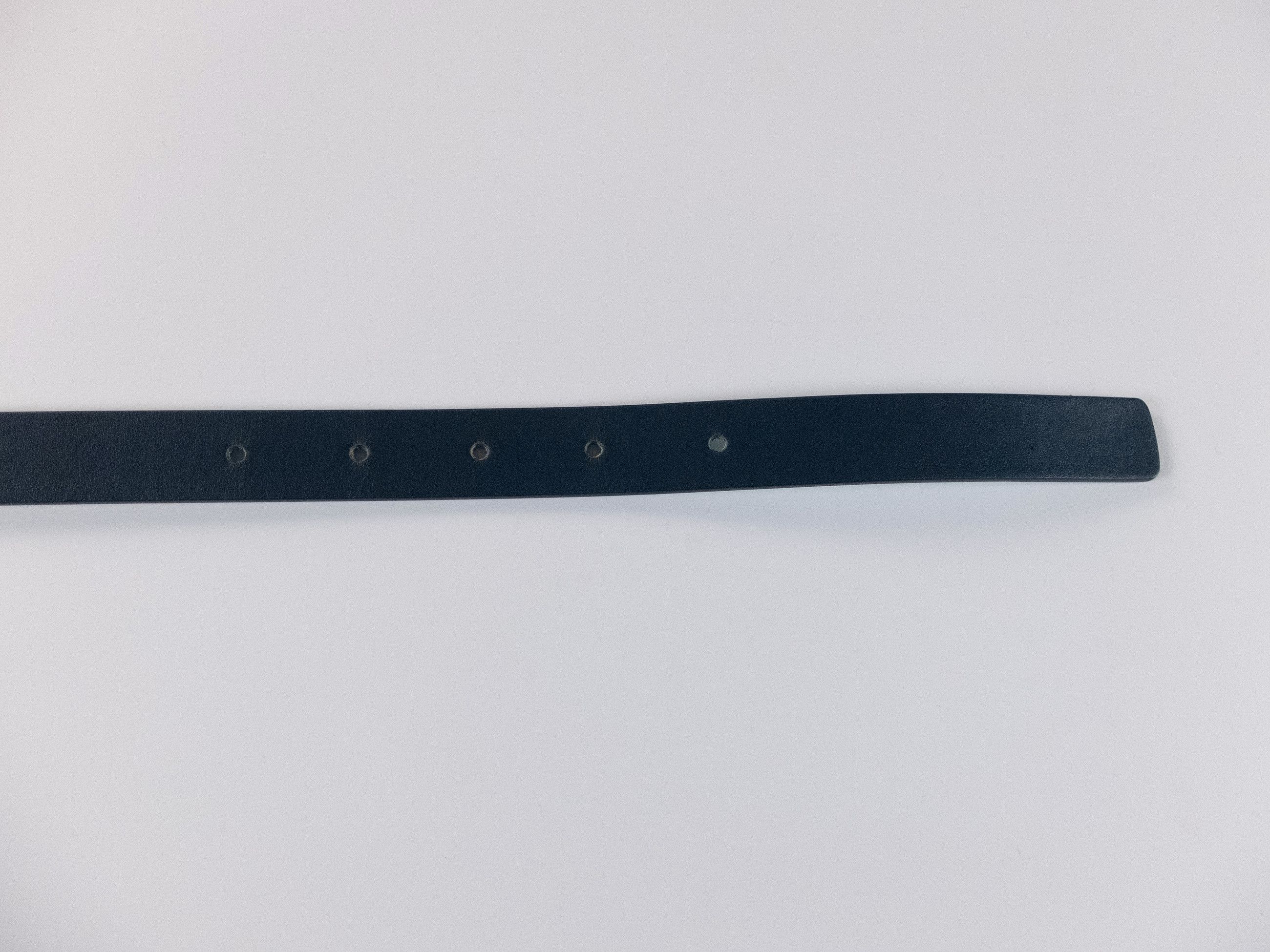 Bottega Veneta BOTTEGA VENETA navy & blue reversible leather belt 85 Size ONE SIZE - 6 Thumbnail