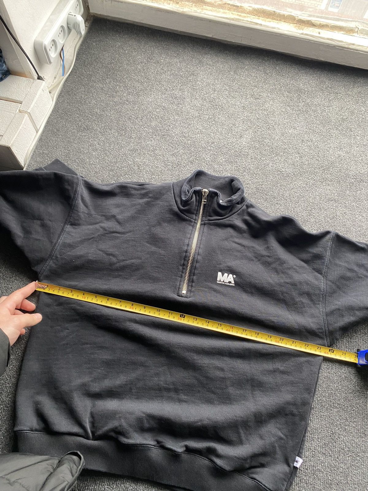 Martin Asbjorn 🔥RARE MARTIN ASBJORN half zip sweatshirt women large oversiz Size L / US 10 / IT 46 - 8 Thumbnail