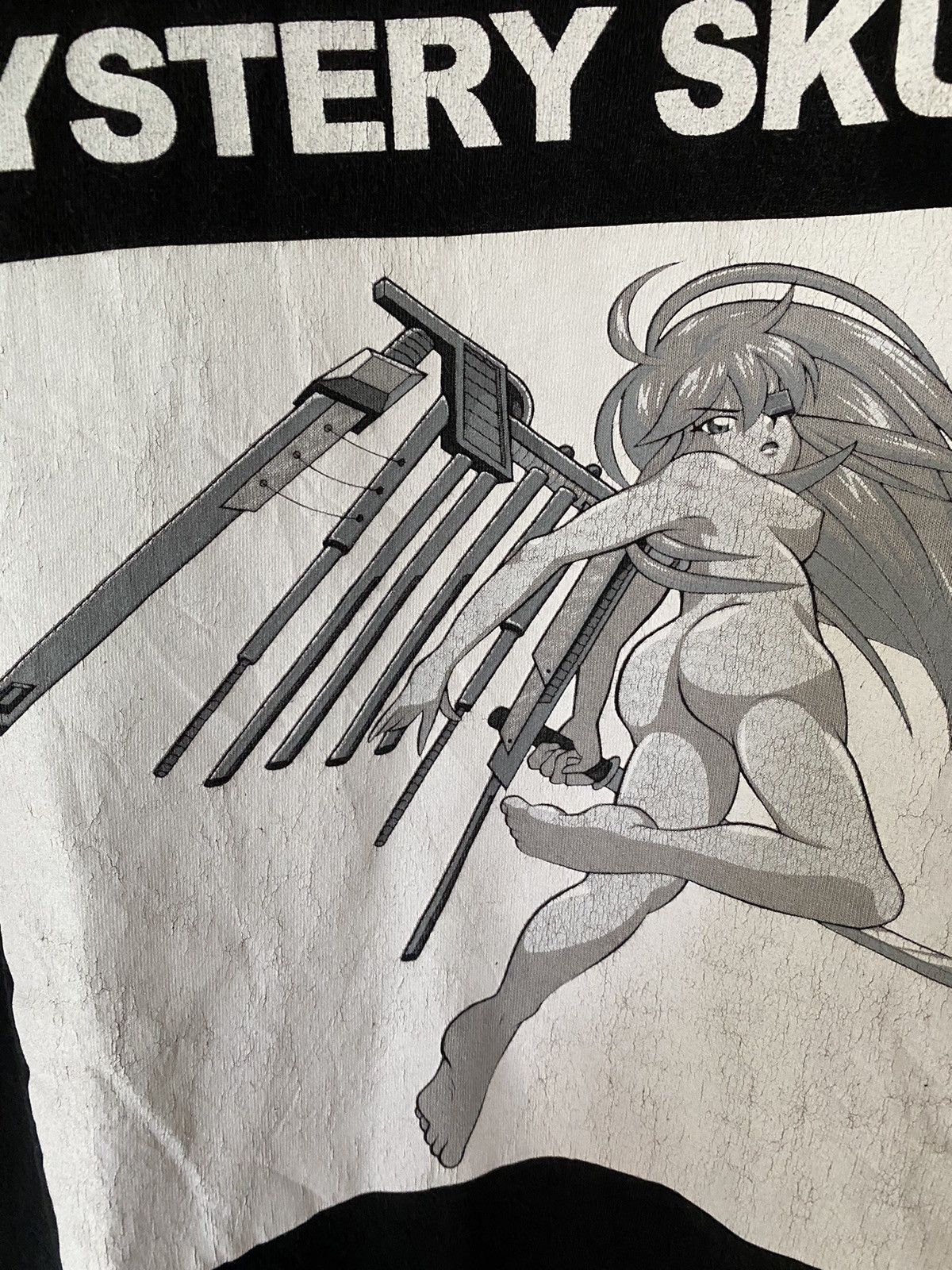 Anime 🔥🔥🔥Rare Vintage Mystery Skulls Cyberpunk sex la blue gril Size US XL / EU 56 / 4 - 5 Thumbnail