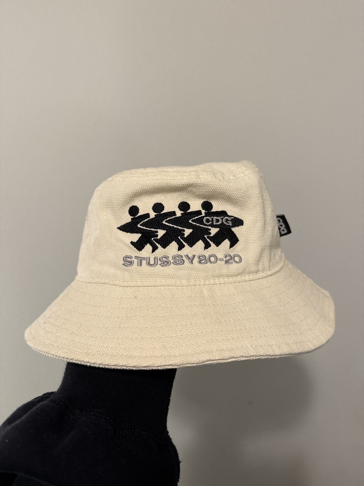 STUSSY バケットハット 80s 80s old stussy バケットハット ビンテージ ブラック