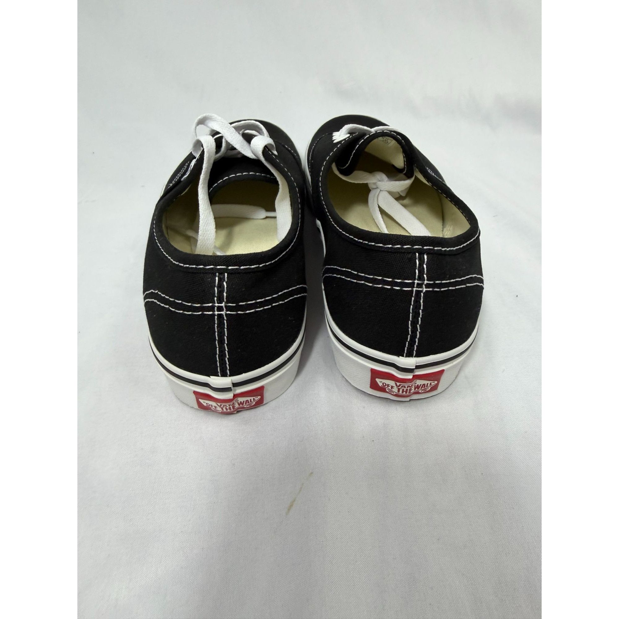 Vans Vans Authentic Black White Canvas Sneakers Women 8 Men 6.5 C Size US 8 / IT 38 - 3 Thumbnail