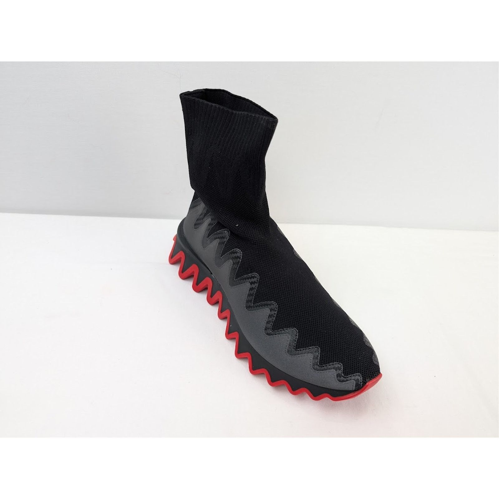 Christian Louboutin o1rshd1 Sharky Sock Sneakers in Black Size US 10.5 / EU 43-44 - 2 Thumbnail