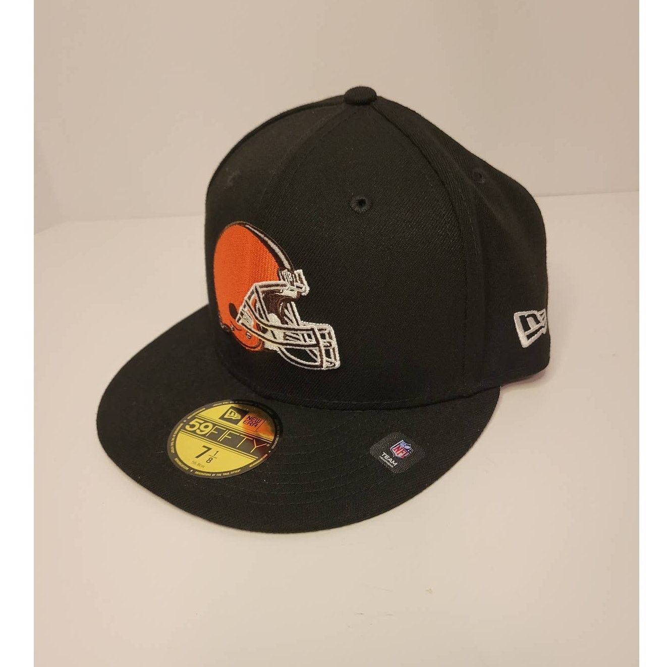 New Era New Era 59FIFTY Cleveland Browns Logo Fitted Hat Cap 7 1/8 Size ONE SIZE - 1 Thumbnail