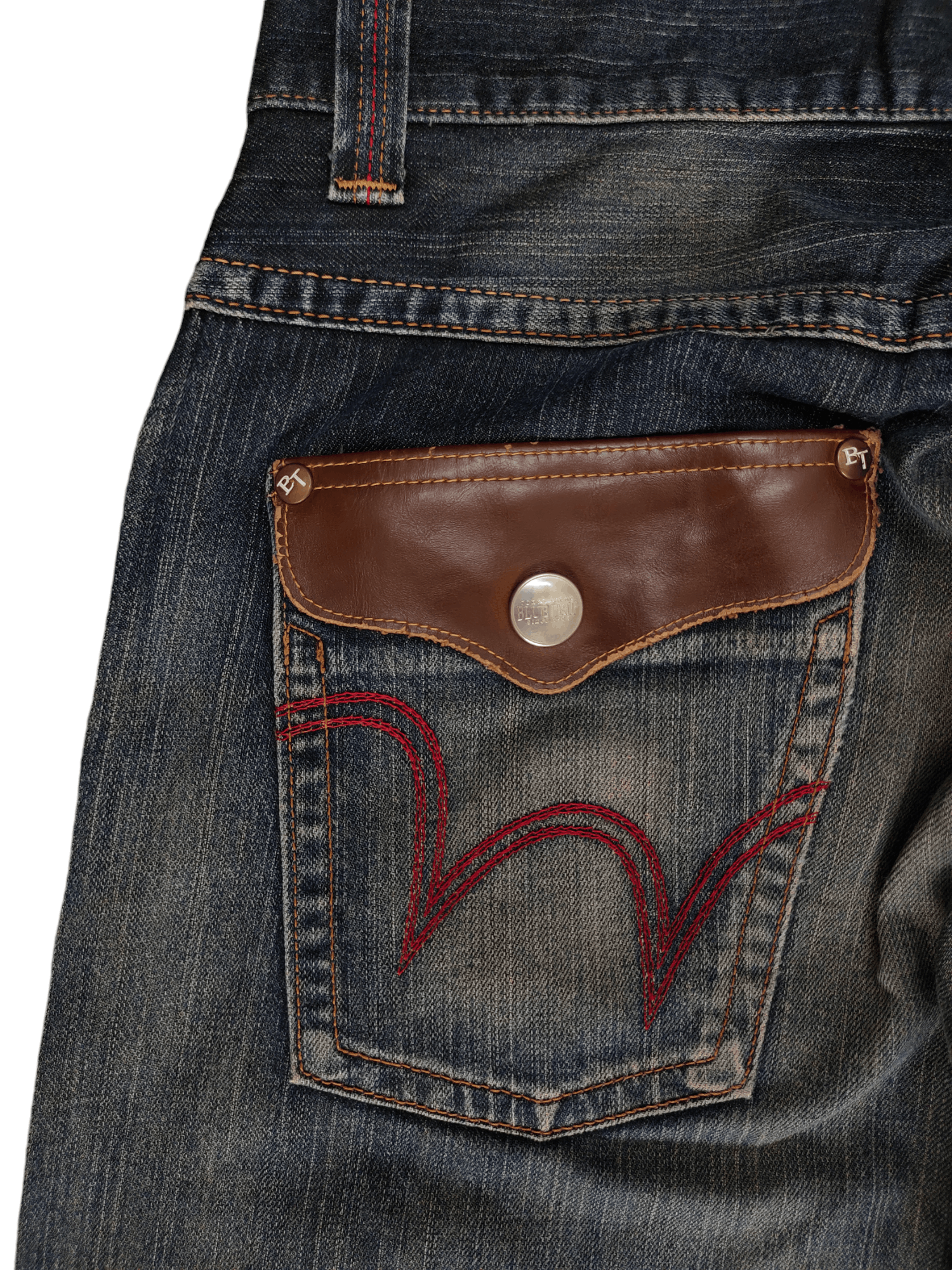 Number (N)ine × Undercover Vintage Edwin Blue Trip Clawmark Jeans Undercover Style Size US 32 / EU 48 - 12 Thumbnail