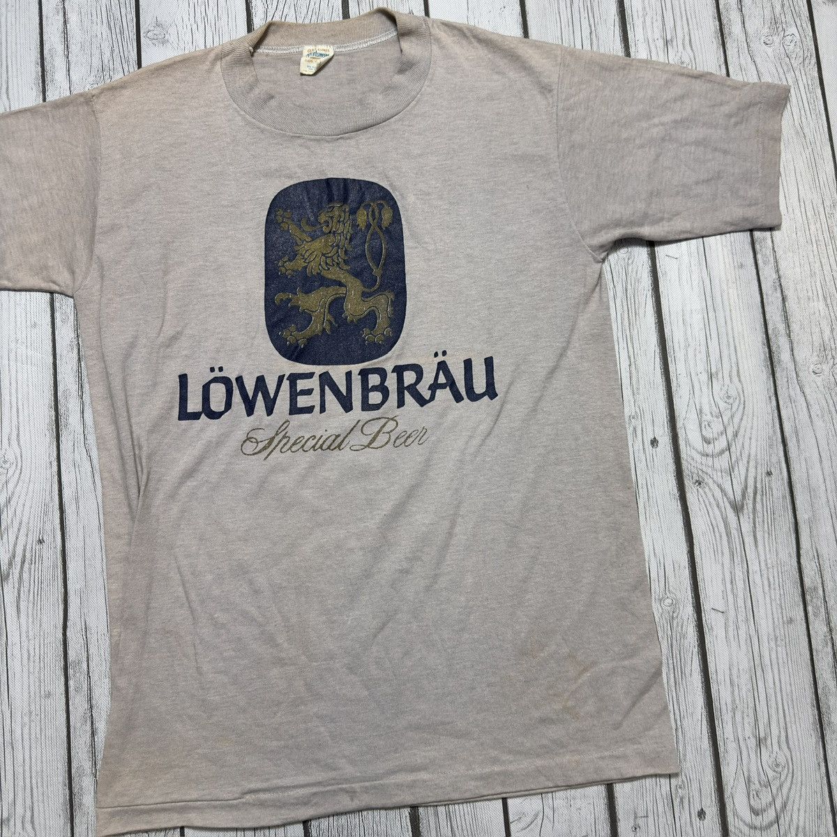 Vintage Vintage Löwenbräu tee Size US M / EU 48-50 / 2 - 3 Thumbnail