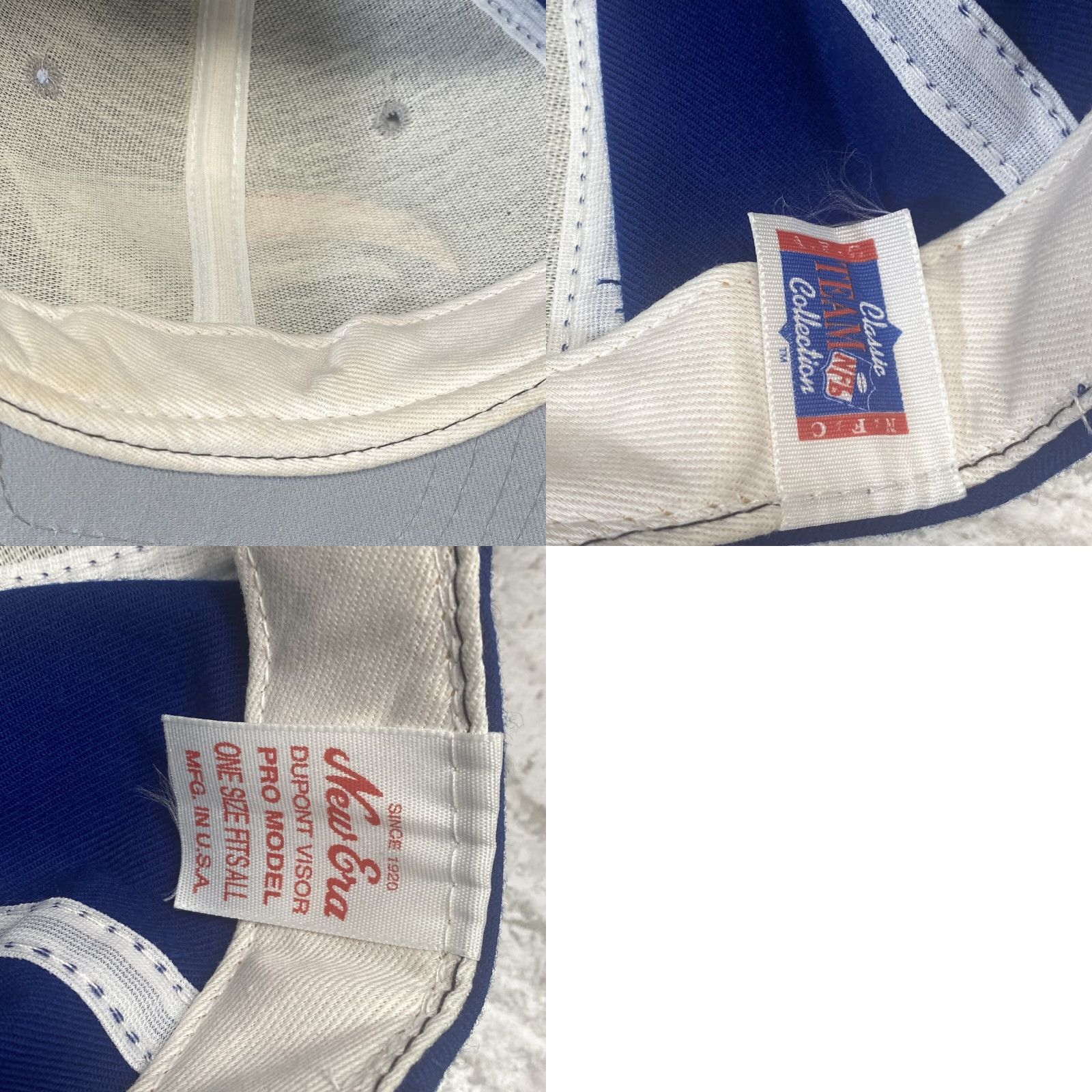 New Era VINTAGE New Era New England PATRIOTS Hat Cap Snapback Adjustable Red Unisex Adults 90s Sports Logo Made In USA Size ONE SIZE - 8 Thumbnail
