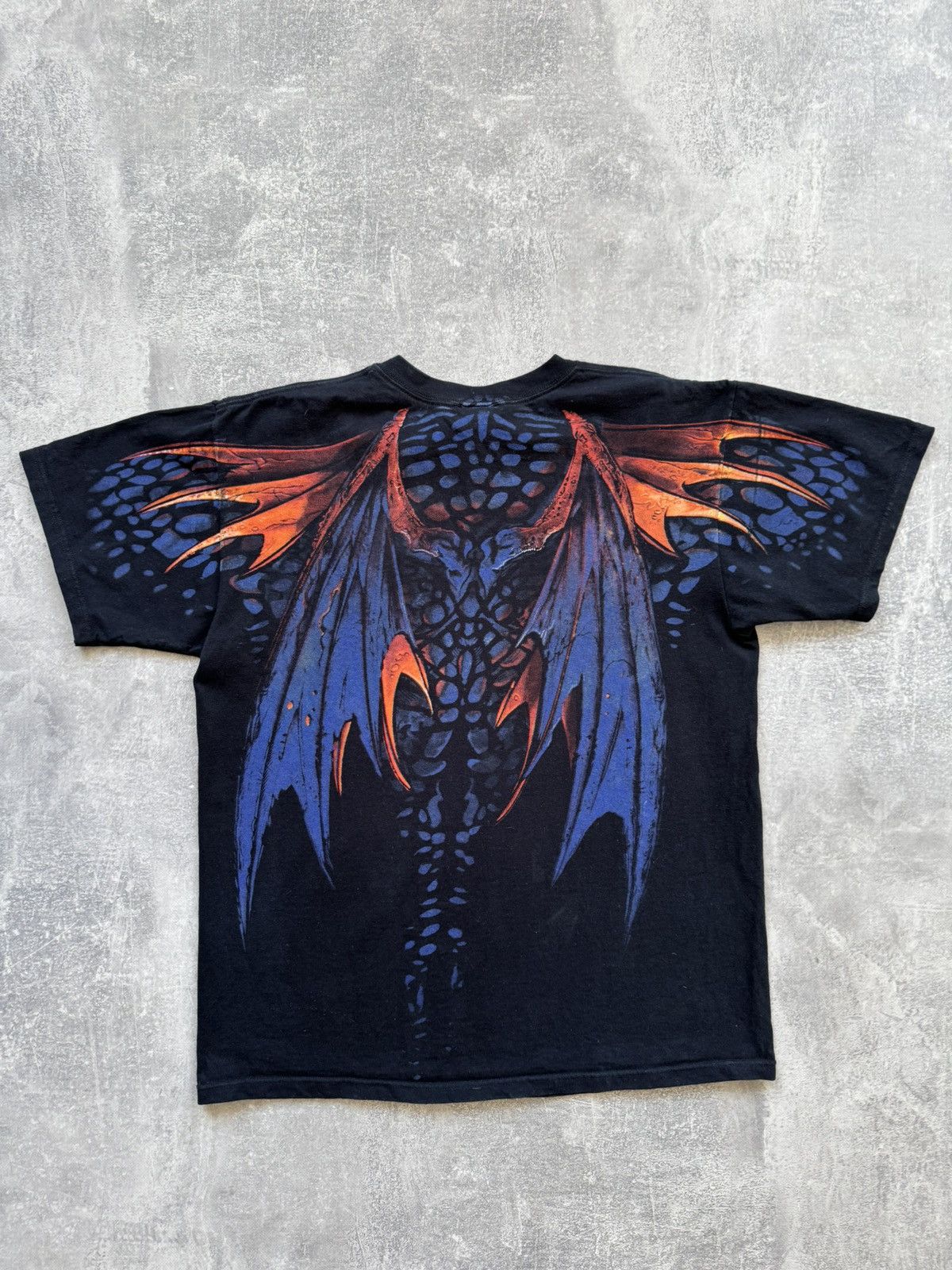 Liquid Blue × Vintage Vintage Liquid Blue Dragon All Over Print Tee Oversize Size US L / EU 52-54 / 3 - 6 Thumbnail