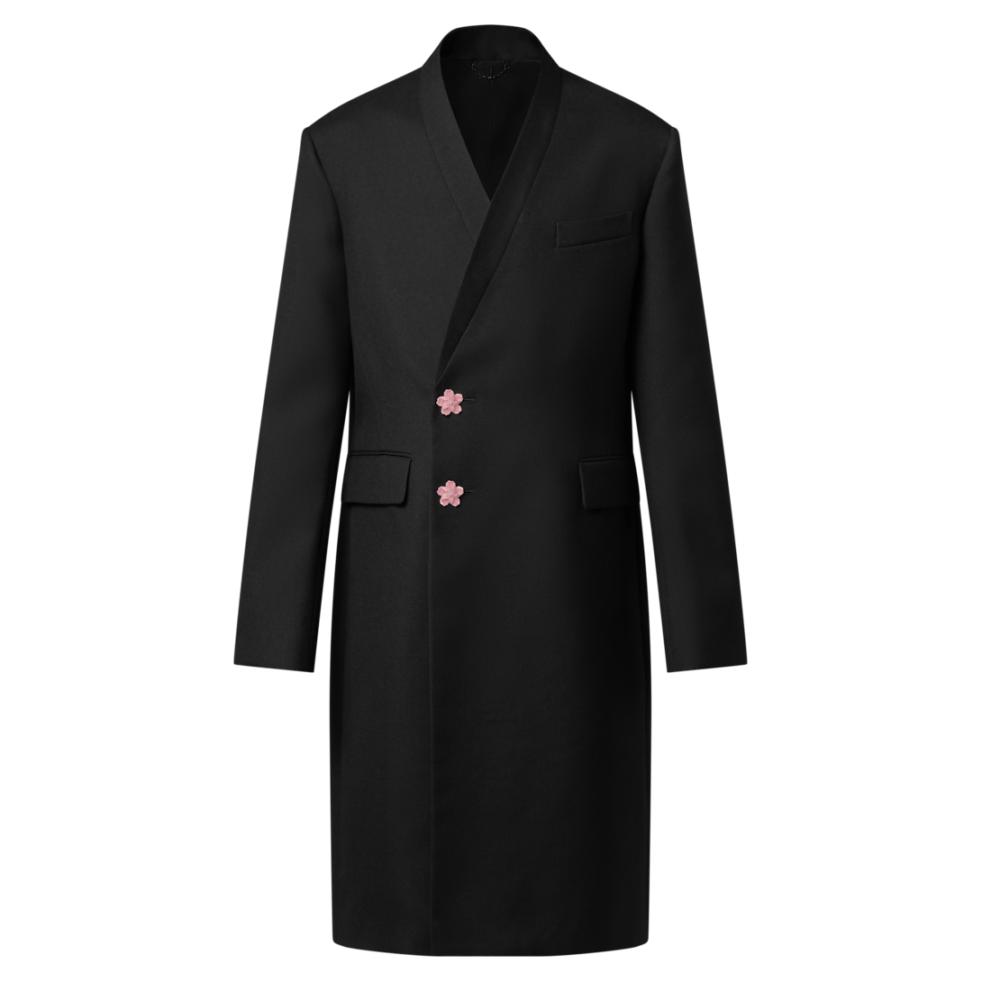 Louis Vuitton Tailored Kimono Single-Breasted Overcoat Size US L / EU 52-54 / 3 - 1 Thumbnail
