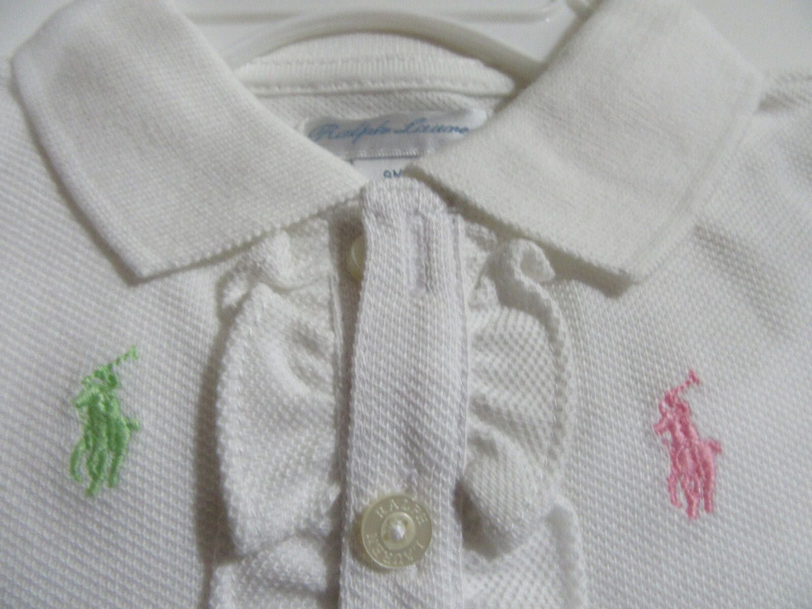 Polo Ralph Lauren Polo Ralph Lauren Girls Dress White 9 Months NWT Size ONE SIZE - 2 Thumbnail