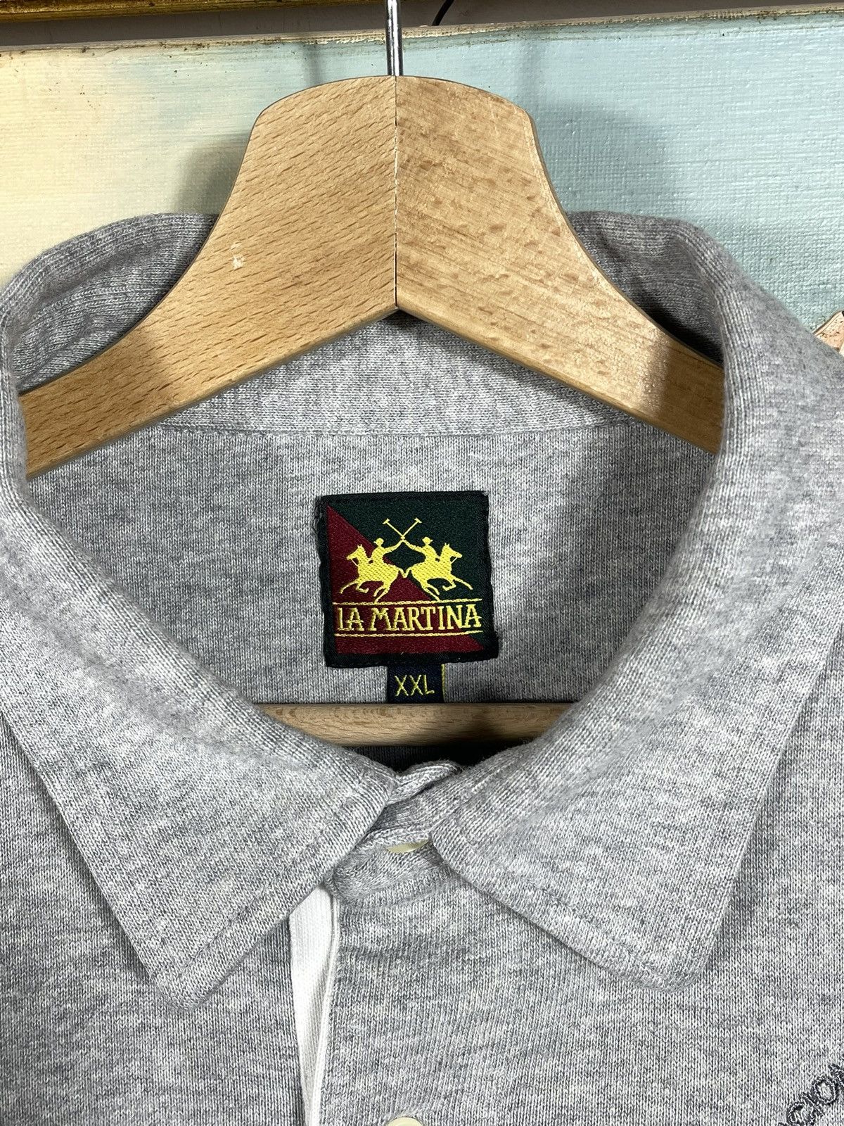 La Martina × Vintage La Martina Vintage Y2k Polo Longsleeve Chief Keep Drip Swag Size US XXL / EU 58 / 5 - 6 Thumbnail