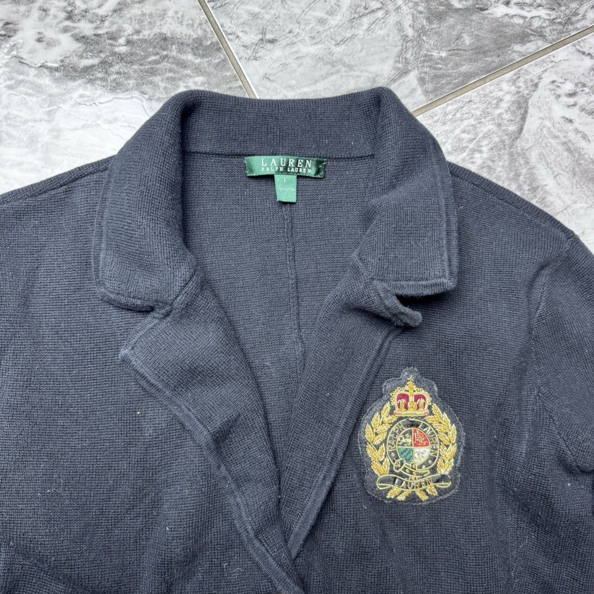 Ralph Lauren × Vintage Ralph Lauren Blazer Cardigan Size L / US 10 / IT 46 - 3 Thumbnail
