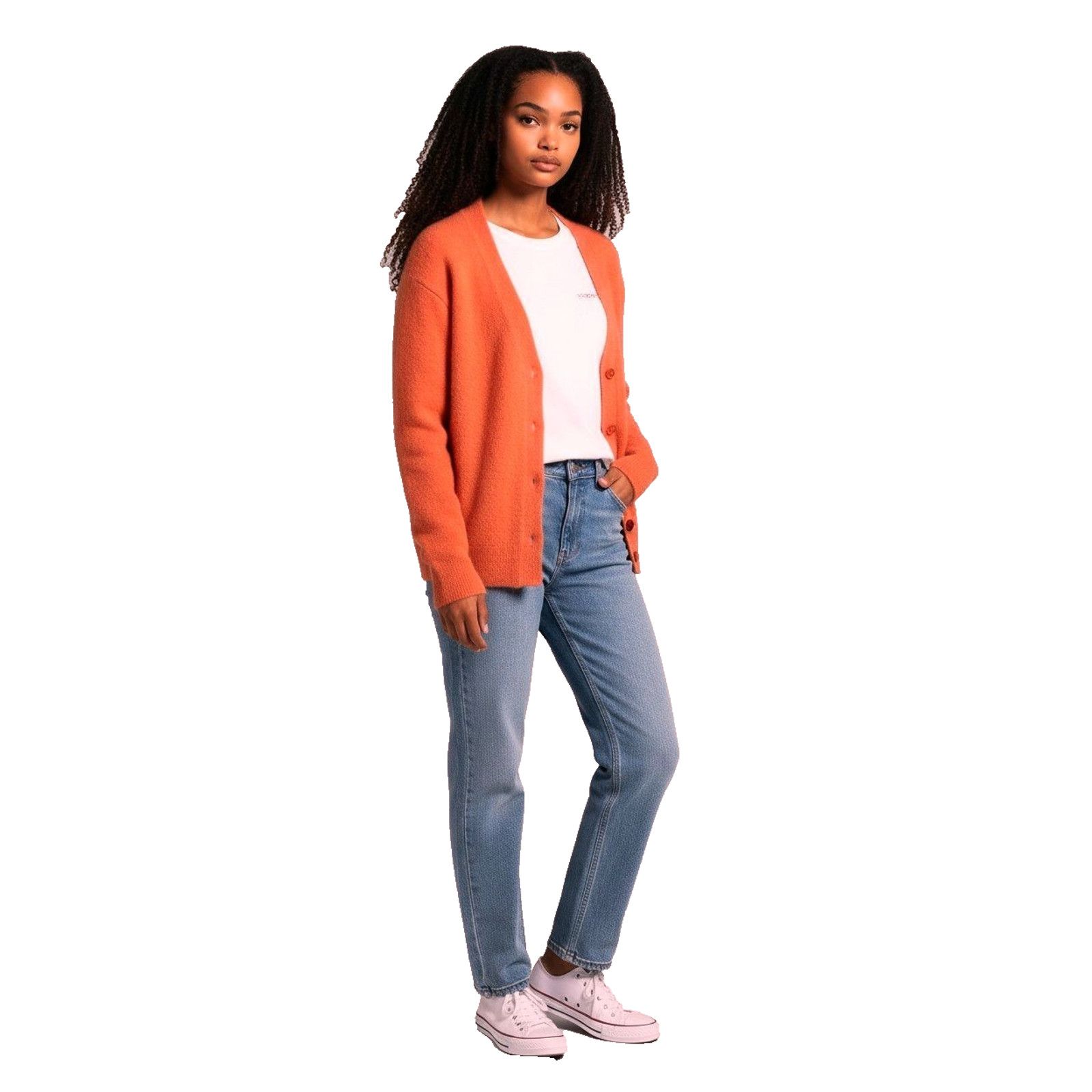 Sezane NWT LA MAILLE SEZANE Gilet Barry Mohair Alpaca Sweater Sz L Size L / US 10 / IT 46 - 1 Thumbnail