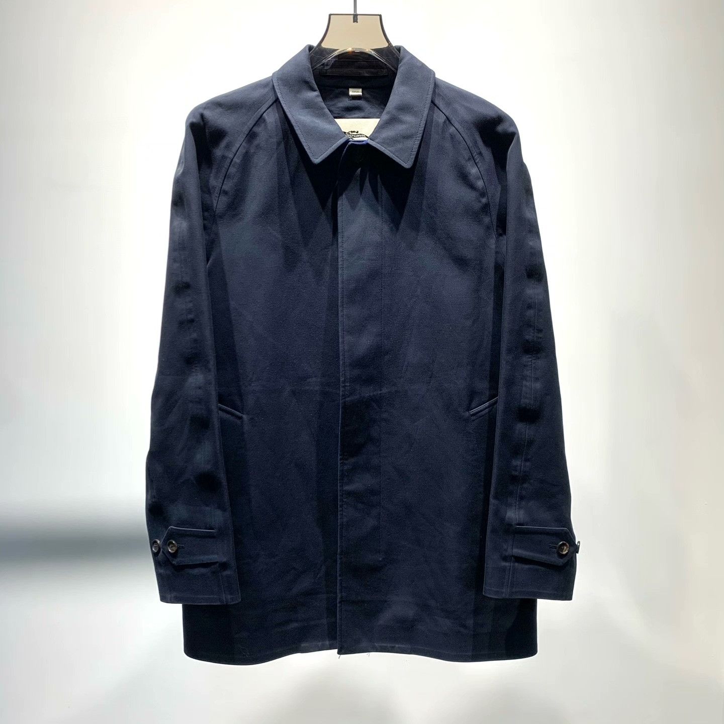 Burberry Burberry Long Black Light Jacket 48 Men Size US XL / EU 56 / 4 - 1 Thumbnail