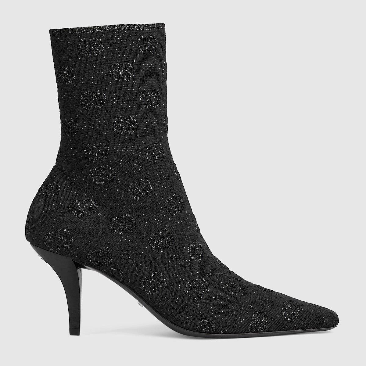 Gucci GG Knit Ankle Boots SIZE 39