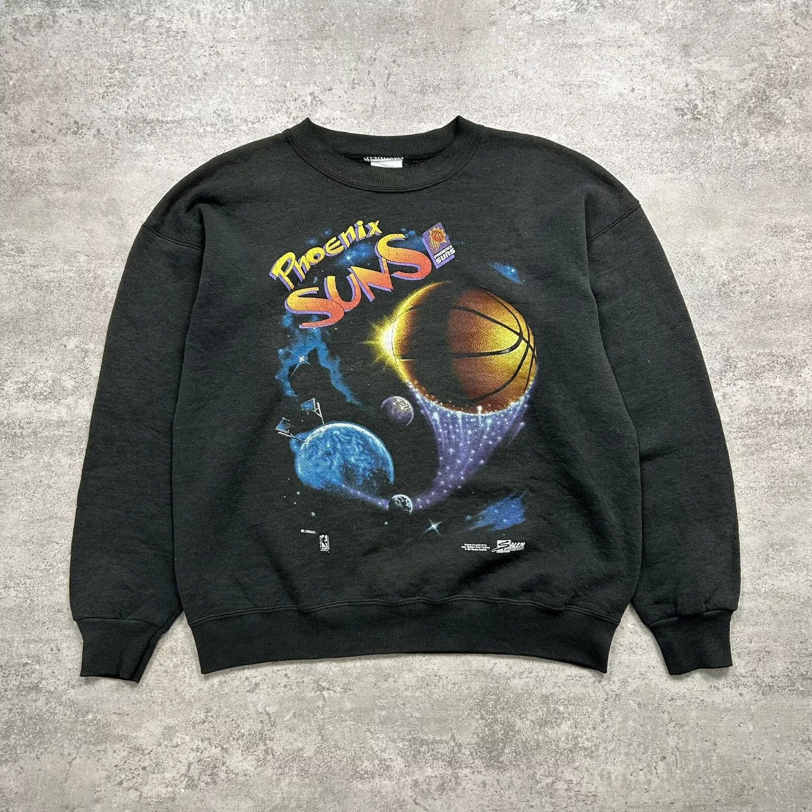 NBA × Vintage PHOENIX SUNS SALEM SPORTSWEAR 1991 SWEATSHIRT SIZE L Size US L / EU 52-54 / 3 - 1 Thumbnail