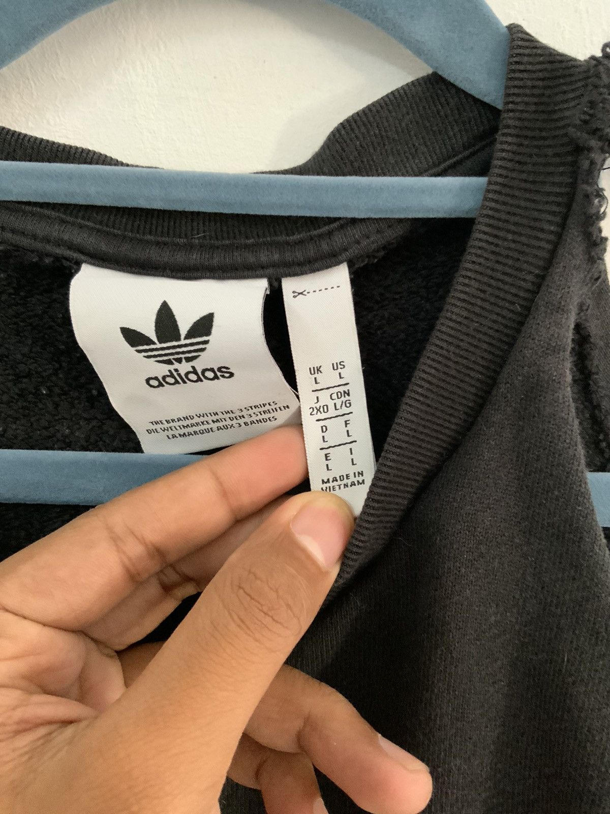 Adidas ADIDAS Big Logo Black Custom Sleeveless Size US L / EU 52-54 / 3 - 10 Thumbnail