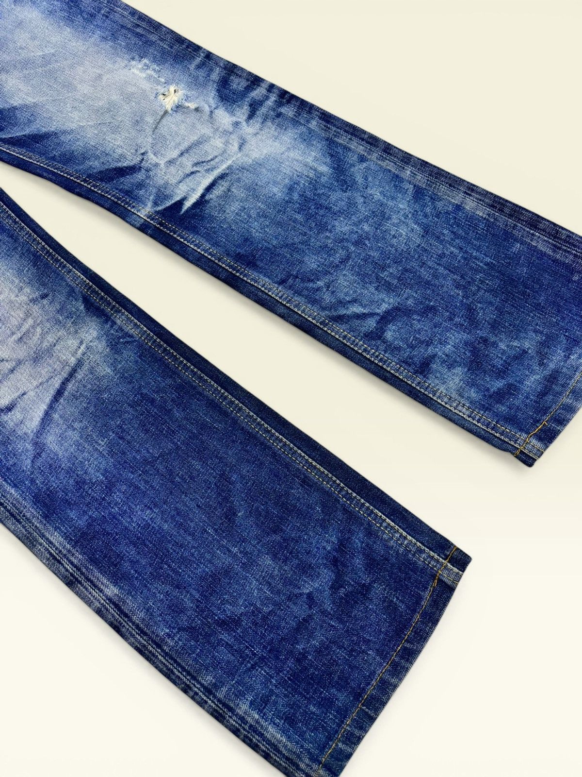 GOSTAR DE FUGA Grunge DPSR Whisker Clawmark Fade Distress Jeans Size US 30 / EU 46 - 3 Thumbnail