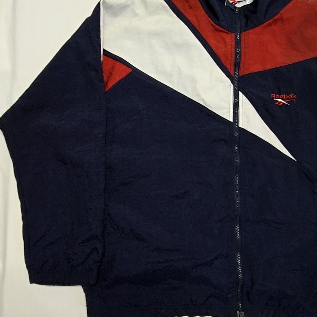 Reebok Vintage Reebok Windbreaker Shawn Kemp Kamikaze Blue L Size US L / EU 52-54 / 3 - 4 Thumbnail