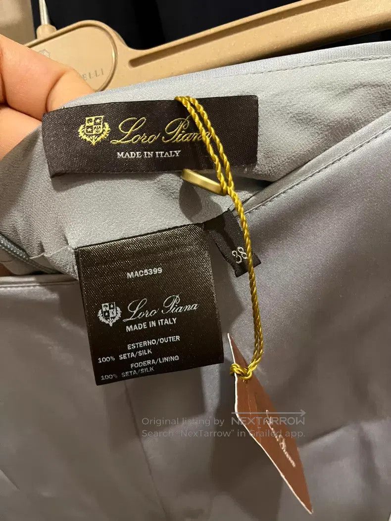 Loro Piana Loro Piana Silk long dress Size 25" / US 0 / IT 36 - 4 Thumbnail