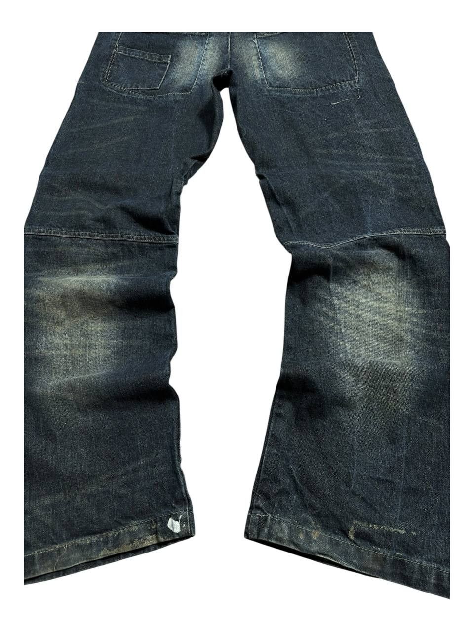 Hysteric Glamour VTG Combate Rick OWENS Type! Y2K Japan Denim Jeans Size US 34 / EU 50 - 4 Thumbnail