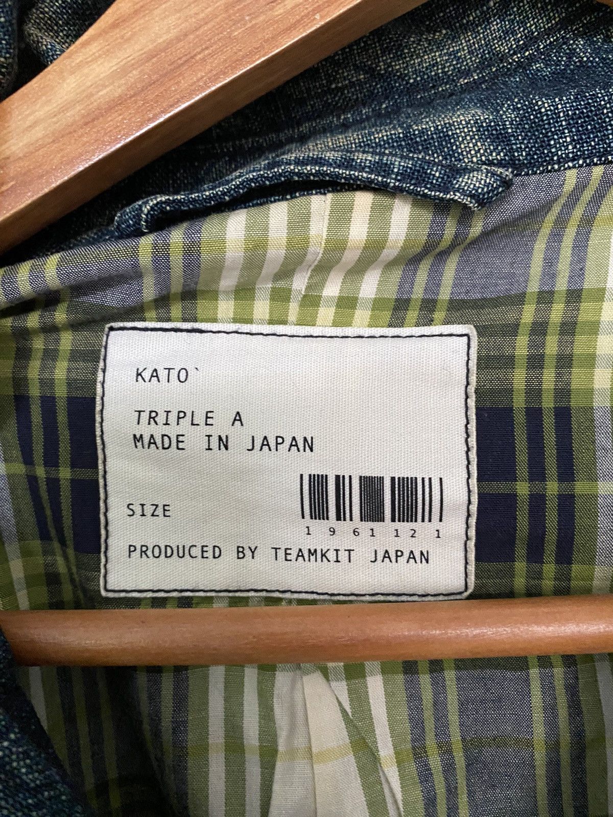 45rpm Iconic KATO indigo Faded Jacket Size US M / EU 48-50 / 2 - 17 Thumbnail