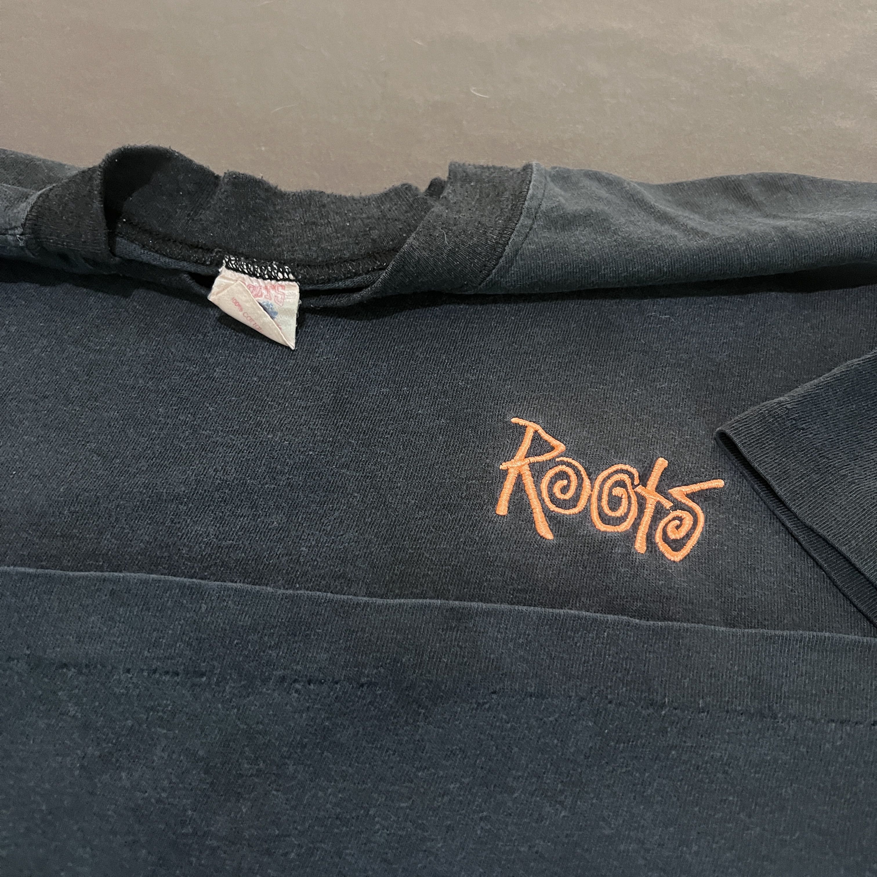 Vintage Vintage 90s Roots Skateboards Tee Faded Single Stitch Size US L / EU 52-54 / 3 - 3 Thumbnail
