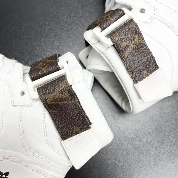 Louis Vuitton Louis Vuitton White High-Top Sneakers -2508 Size US 8 / EU 41 - 6 Thumbnail
